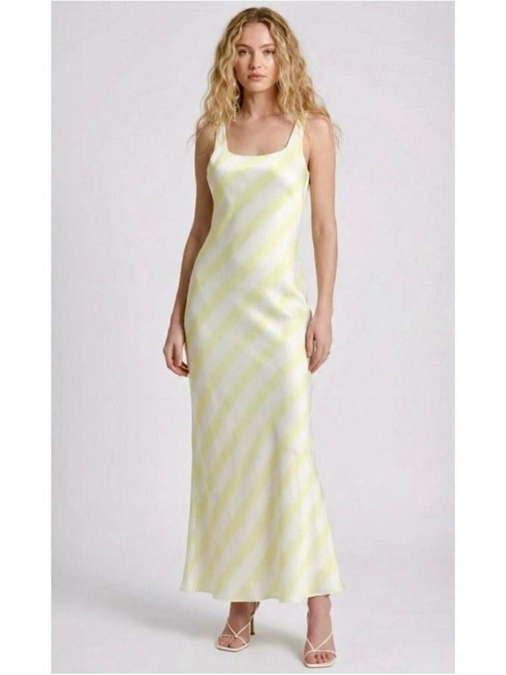 AVEC LES FILLES Stripe Maxi Dress